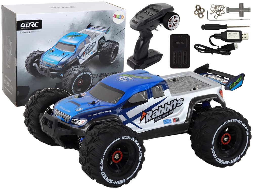 Terenski RC avtomobil LEAN TOYS Rabbits, 4x4 pogon, modri 2.4G