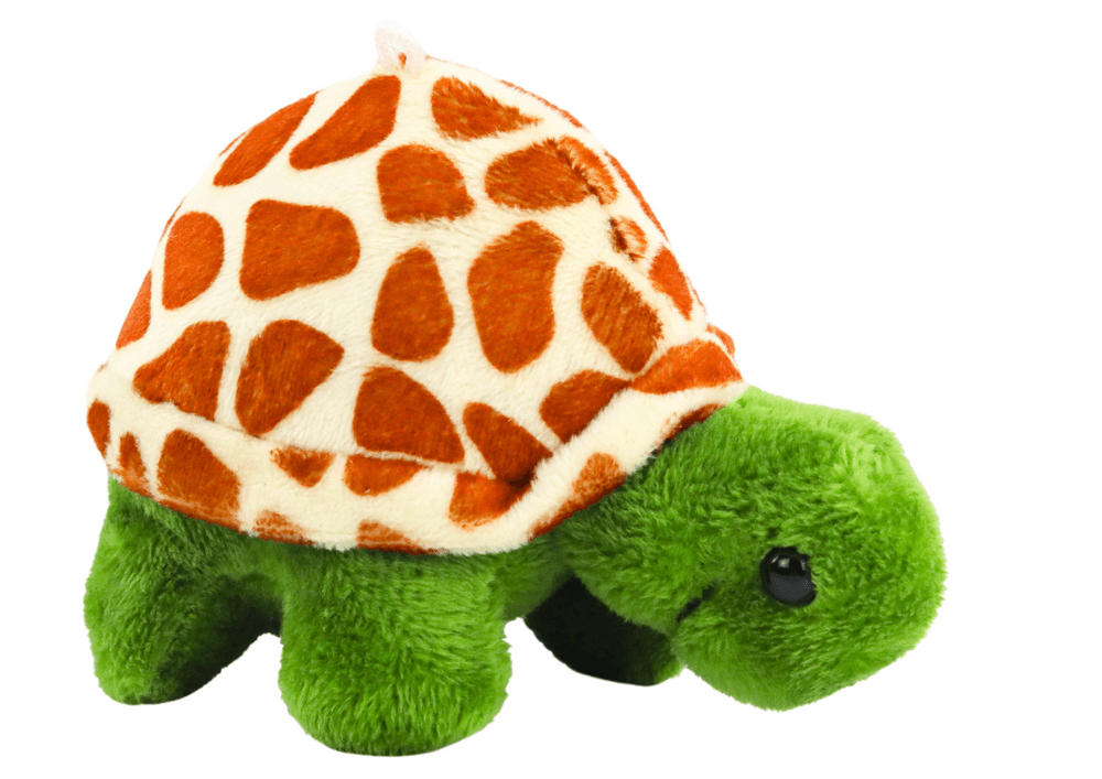 Plisani Želvica LEAN TOYS 10 cm, rjava, obesek 3