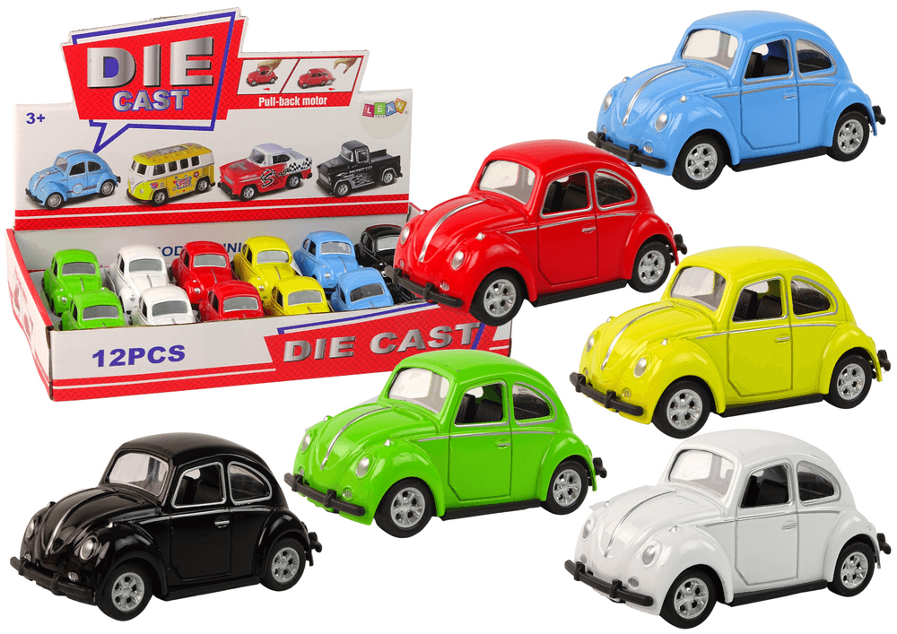 Resorak - VW Hrošč LEAN TOYS z vztrajnostnim pogonom, 6 barv