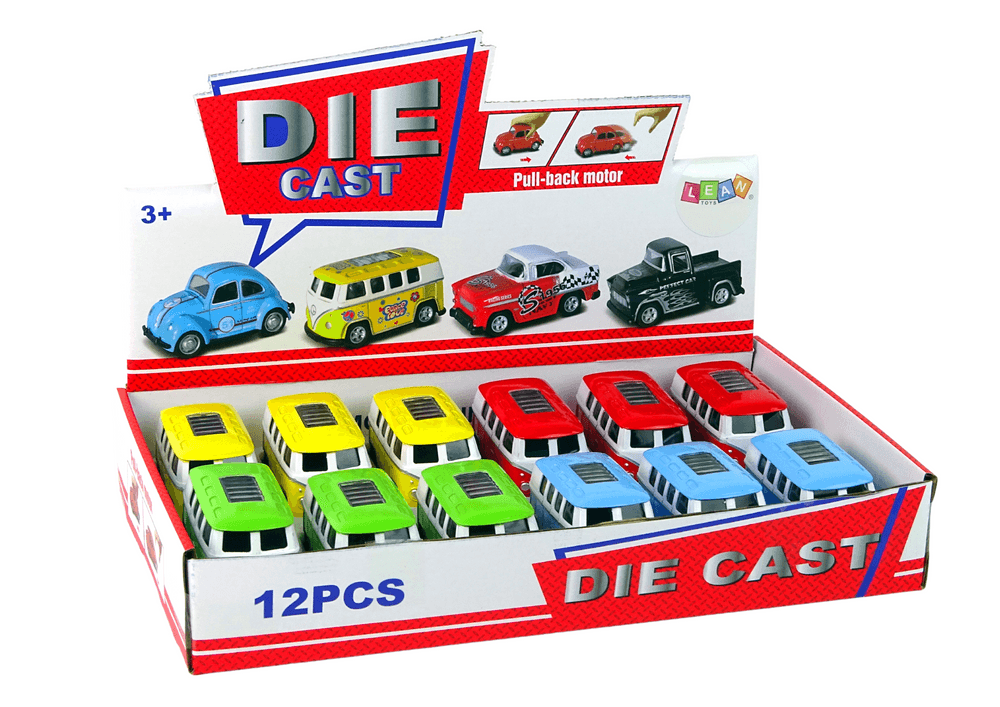 LEAN TOYS Rola Bus na frikcijski pogon, 7,5 cm, 4 barve 3