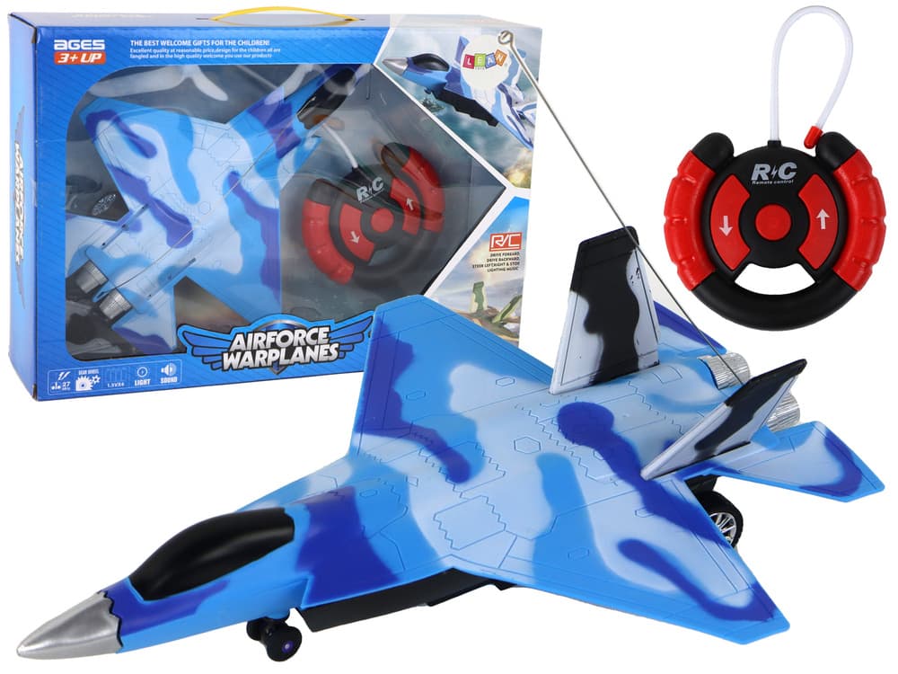LEAN TOYS RC Borbeni Lovac s Zvočnimi in Svetlobnimi Učinki