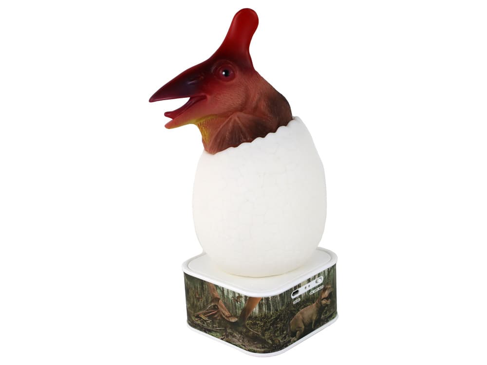LEAN TOYS Nočna Lučka Jajce Dinozaver Pterodaktil LED, USB 3