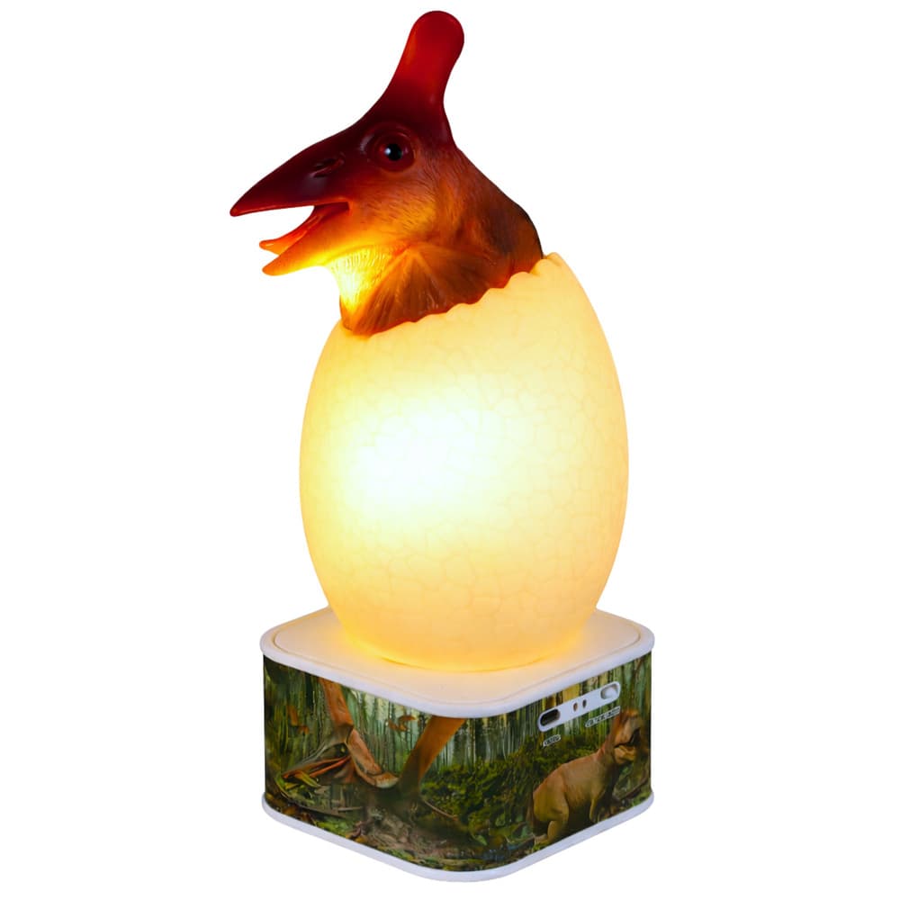 LEAN TOYS Nočna Lučka Jajce Dinozaver Pterodaktil LED, USB 6