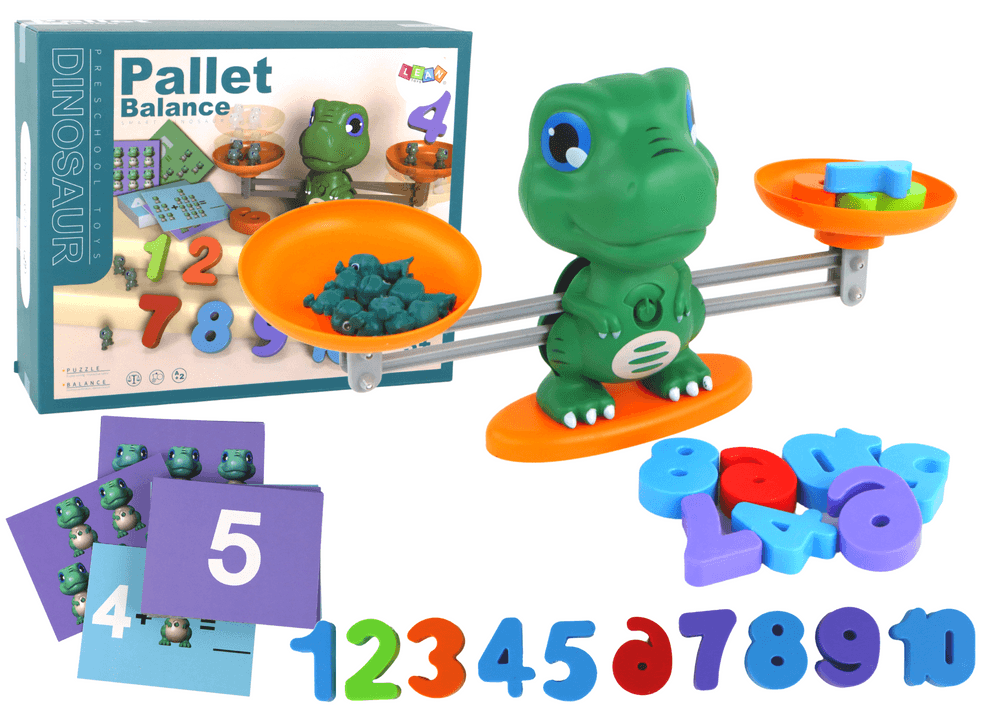 LEAN TOYS Edukativni Dinozaver: Vaga za Računske Operacije