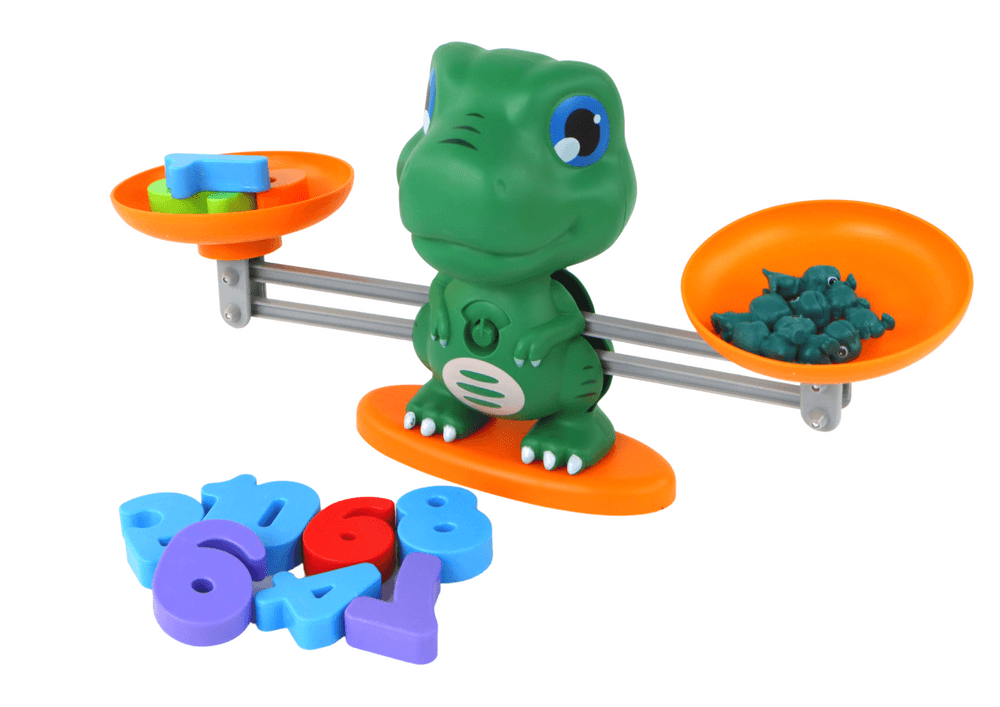 LEAN TOYS Edukativni Dinozaver: Vaga za Računske Operacije 3
