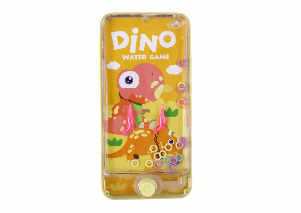 LEAN TOYS Vodna igrača v obliki telefona z dinozavrom, rumena 2