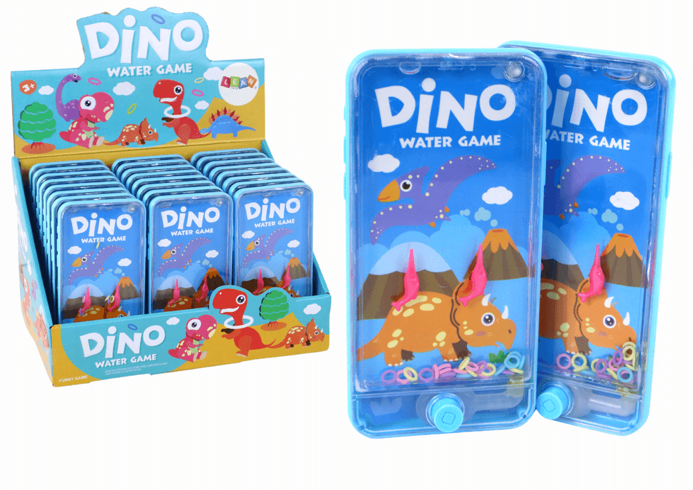 LEAN TOYS Vodna igrača v obliki telefona z dinozavrom, modra