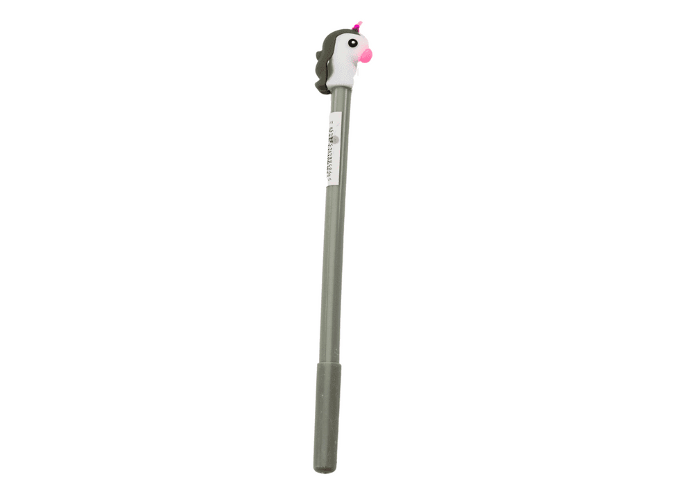 Dolgopis LEAN TOYS z enorožcem, črn vložek, 0.5mm 2