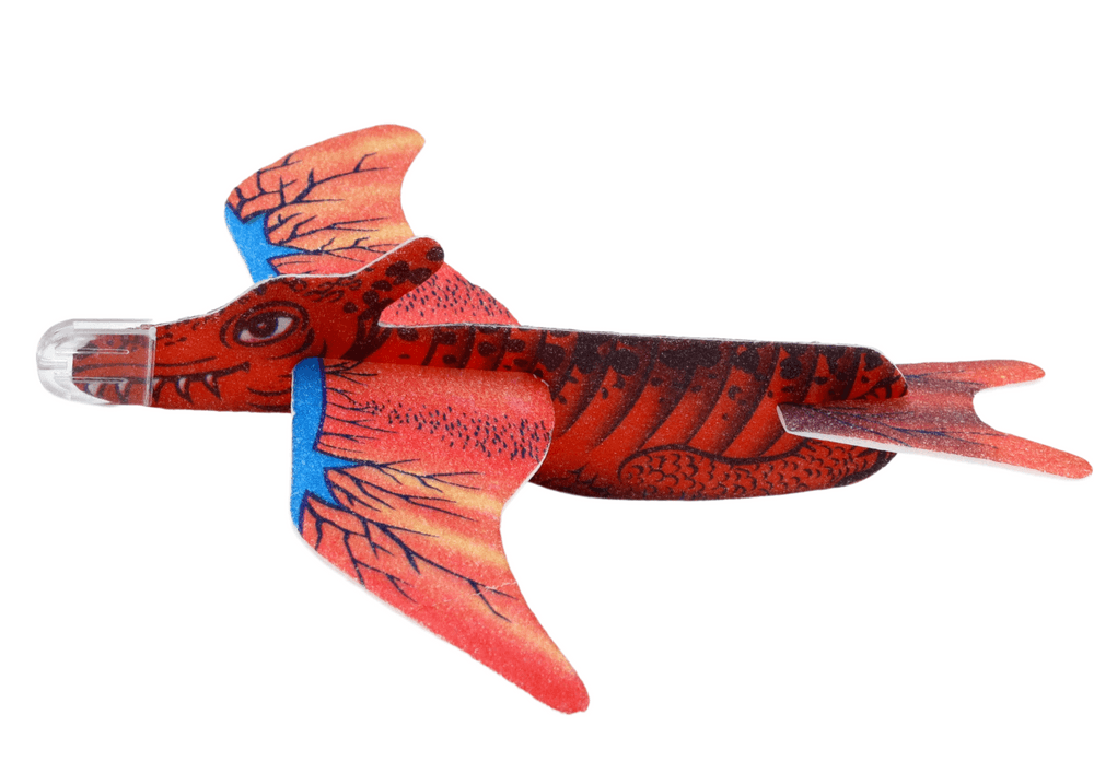 Pobarvanka Pianov letalo-dinozaver LEAN TOYS, rdeče