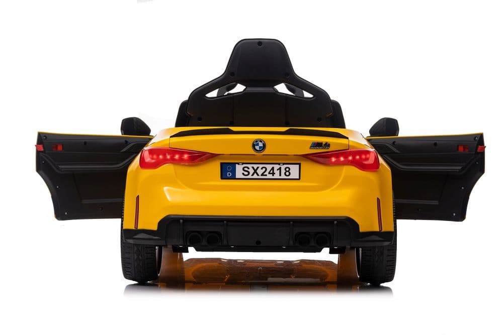 LEAN CARS Električni avto BMW M4, rumena 2