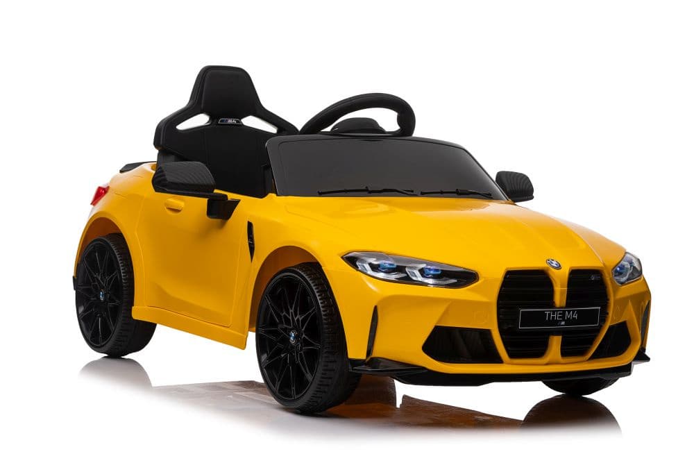 LEAN CARS Električni avto BMW M4, rumena