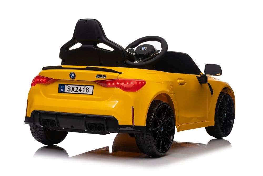 LEAN CARS Električni avto BMW M4, rumena 5