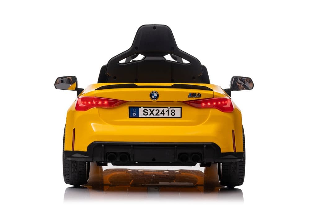 LEAN CARS Električni avto BMW M4, rumena 6