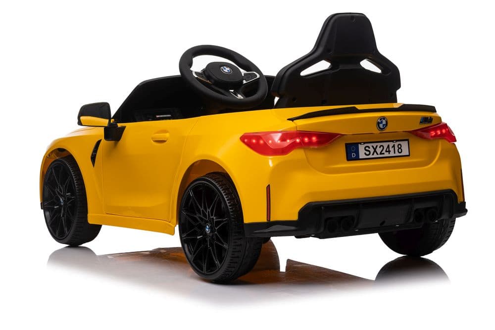 LEAN CARS Električni avto BMW M4, rumena 7