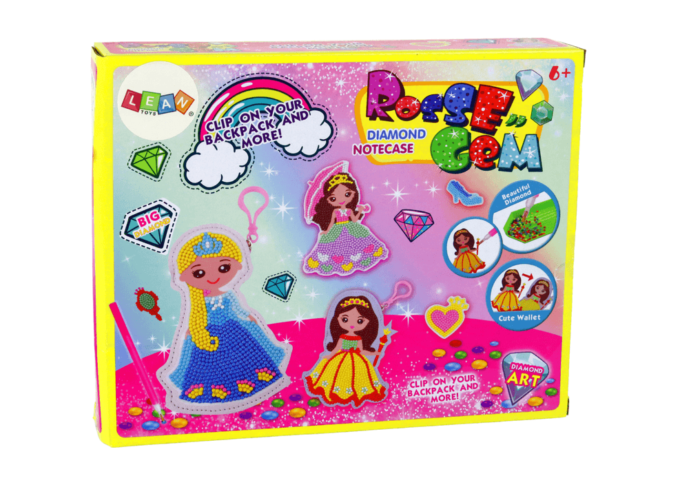 LEAN TOYS Ustvarjalni set s kroglicami za princesko (brelok) 4