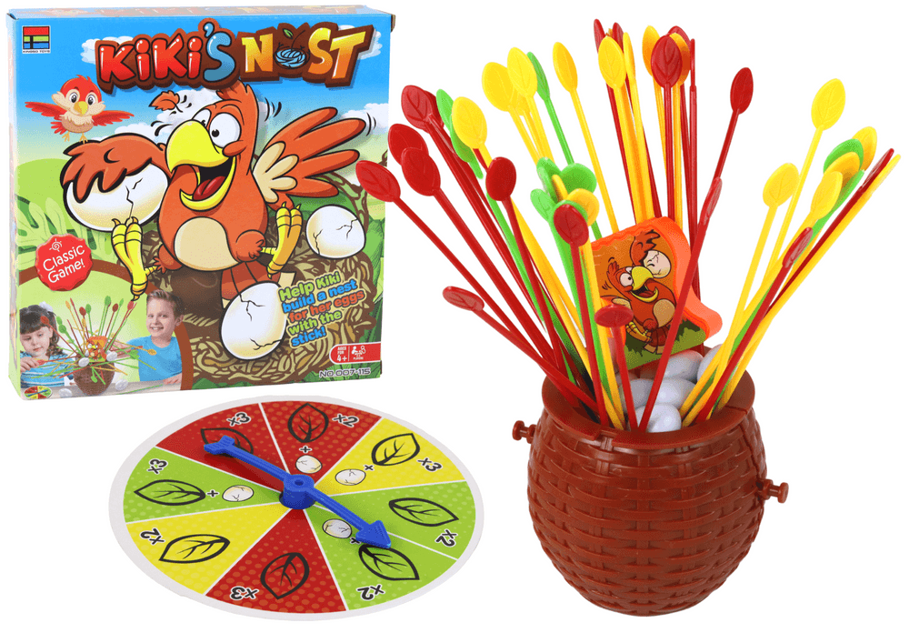 Igra Zgradi gnezdo piščancu Kiki LEAN TOYS