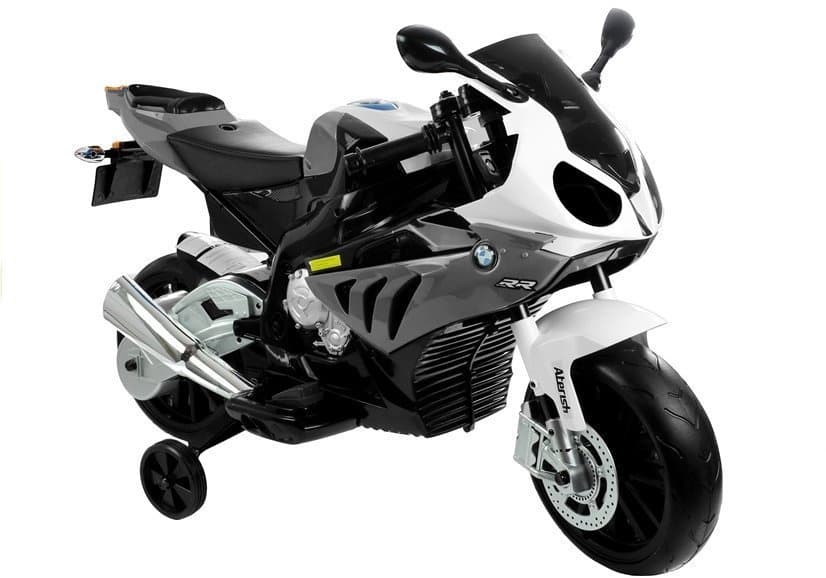 LEAN CARS Otroški motor BMW S1000RR na akumulator (srebrn)