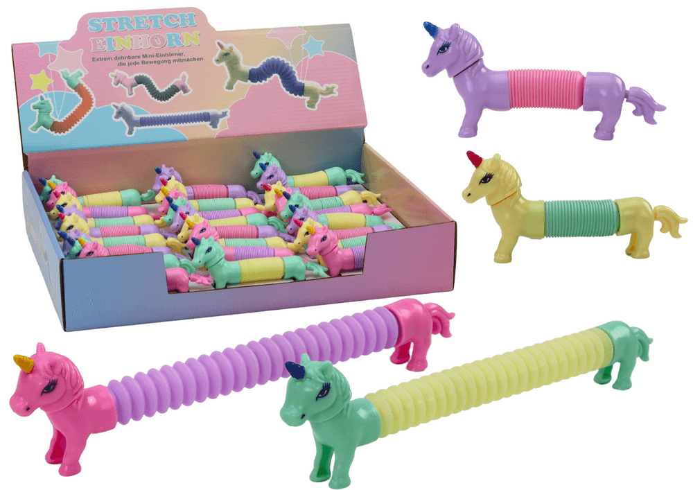 LEAN TOYS Raztegljiv samorog proti stresu - MIX barv