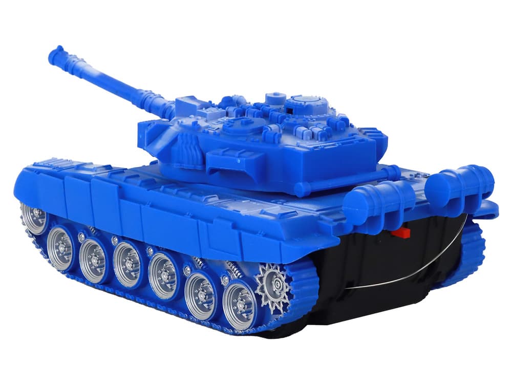 LEAN TOYS Daljinsko voden RC Tank, luči, zvok, modri 3