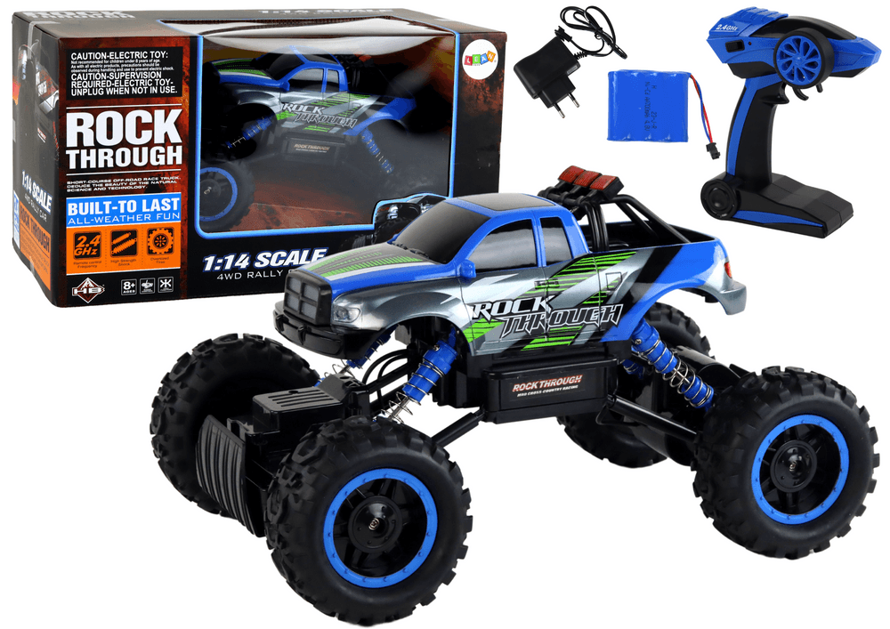 Terensko vozilo LEAN TOYS na daljinsko vodenje RC 1:18, 2.4G, modro
