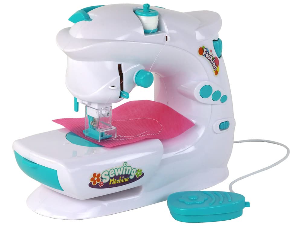 Otroški šivalni stroj LEAN TOYS na baterije, bel 2