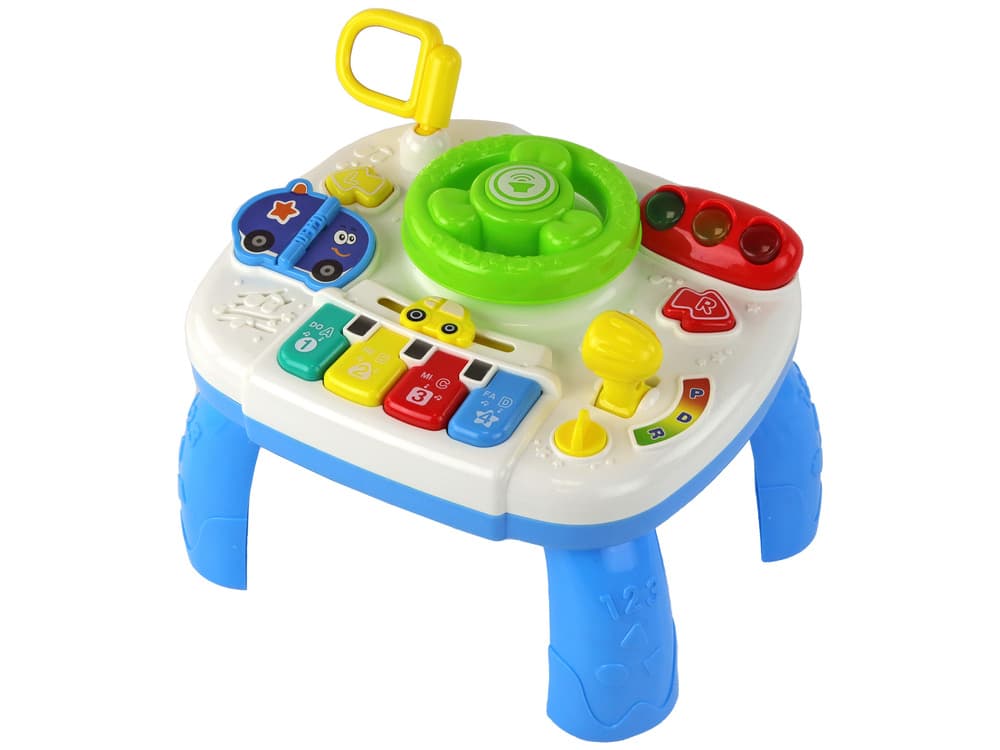 Edukacijski interaktivni stolček LEAN TOYS 2v1 z volanom 4