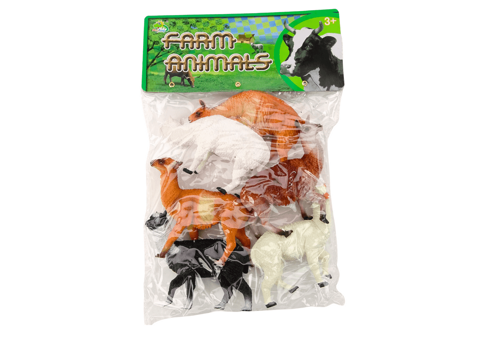 LEAN TOYS Figurice Alpaki in Lame, Set 6 kosov 3