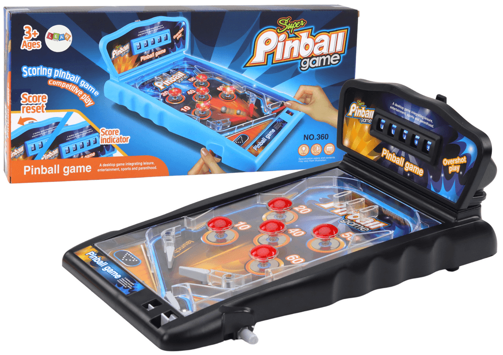 LEAN TOYS Igra Pinball z lučkami in zvočnimi efekti