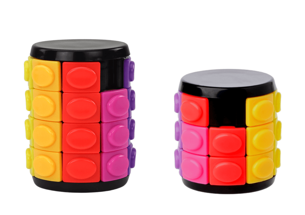 LEAN TOYS Set logičnih sestavljank, Valj 3 stopnje težavnosti 3
