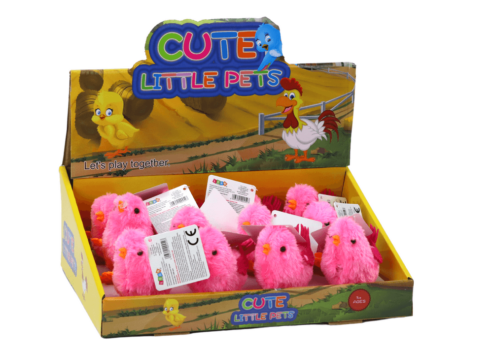 LEAN TOYS Skačuči piščanec, navijan 3