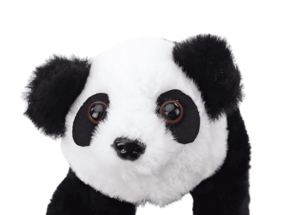 Interaktivna plišana panda v transporterju, roza/modra 4