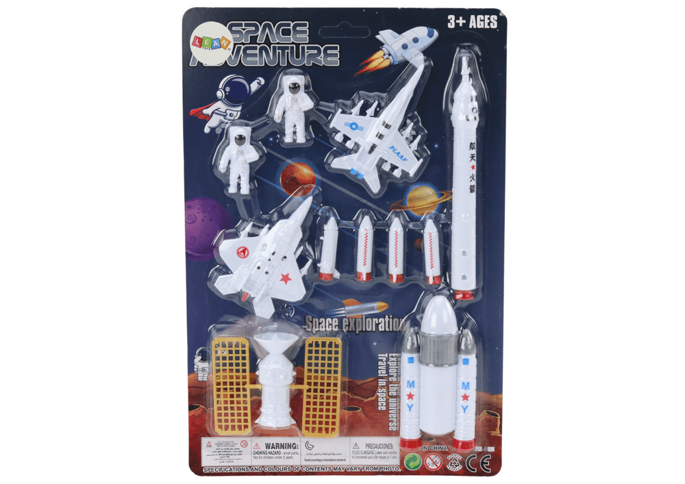 Set figuric vesoljskih astronavtov in raket (11 kos.) 3