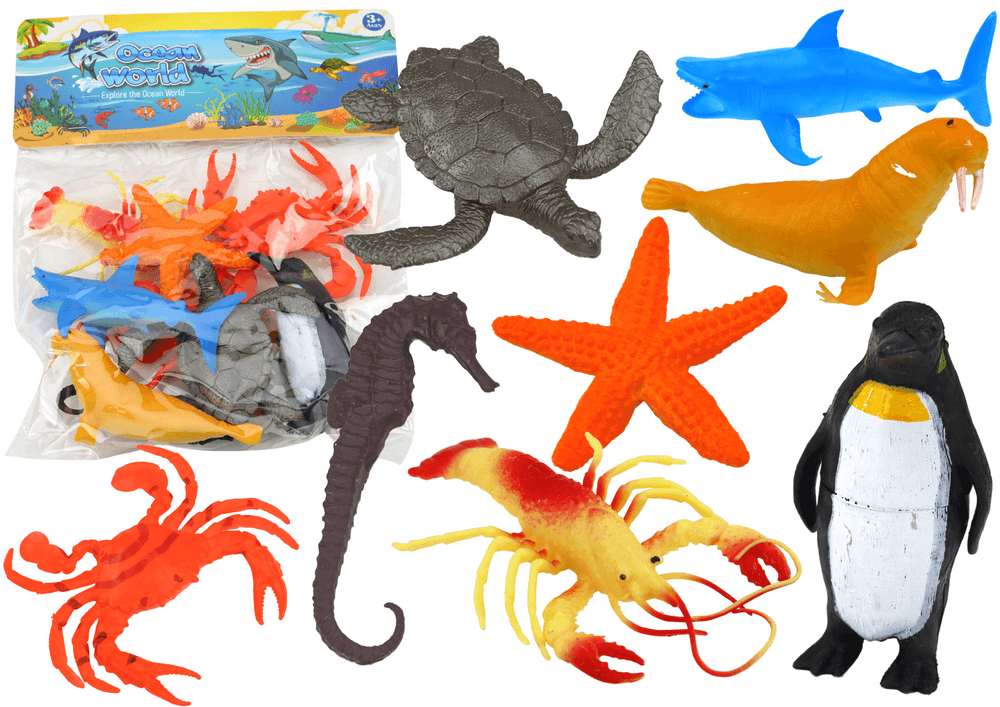 Set figuric morskih živali (10 kos.)