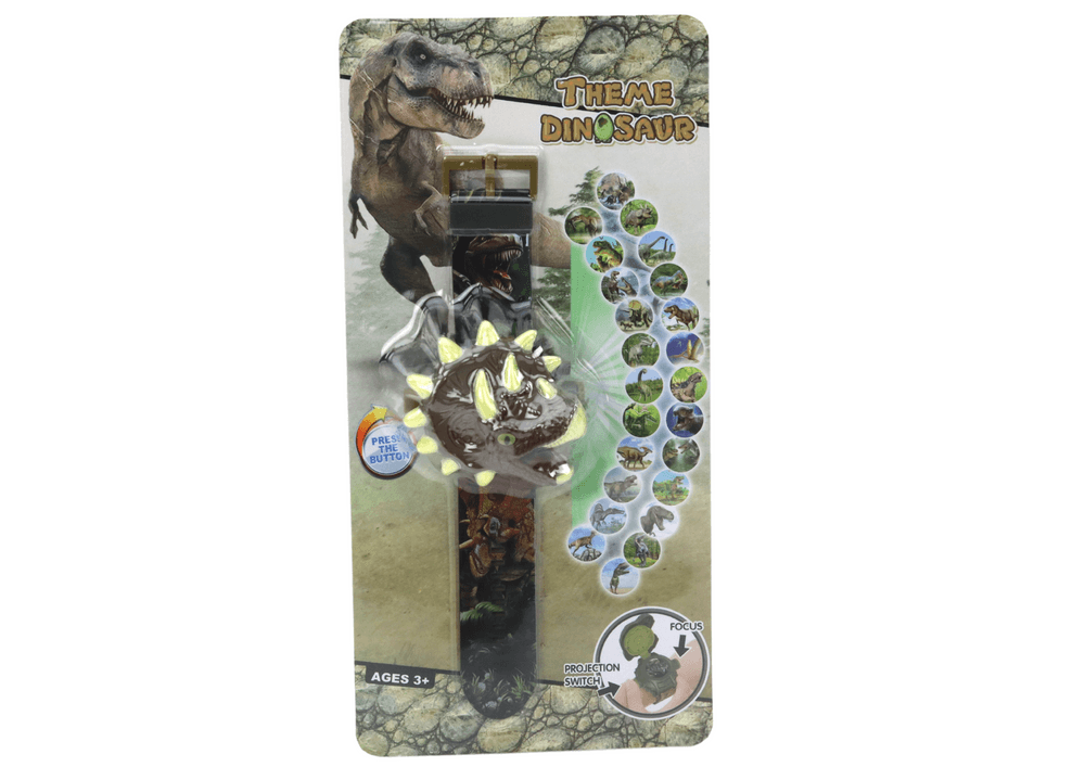 3D projekcijska ura z dinozavrom Triceratops 4