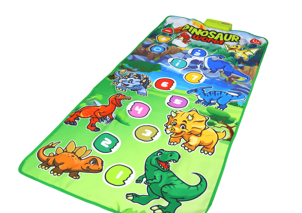 LEAN TOYS Interaktivna glasbena podloga Dinozavri z zvoki 2