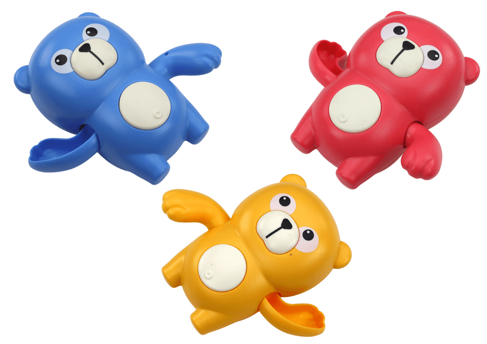 LEAN TOYS Igrača za v vodo, medvedek na navijanje 2