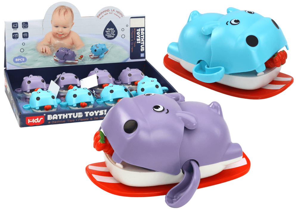 LEAN TOYS Igrača za kopanje, plavajoči hipo na deski