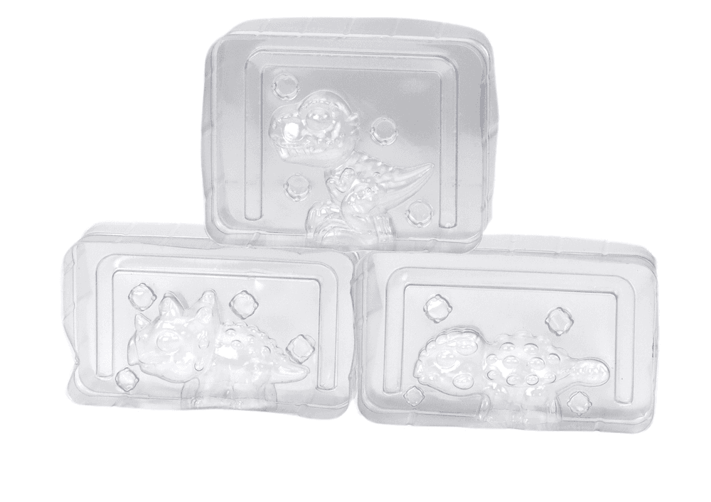 Ustvarjalni set: 3D dinozavri iz mavca z barvami 3