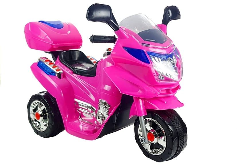 Motor na akumulator LEAN CARS HC8051, Roza z LED lučmi in zvoki