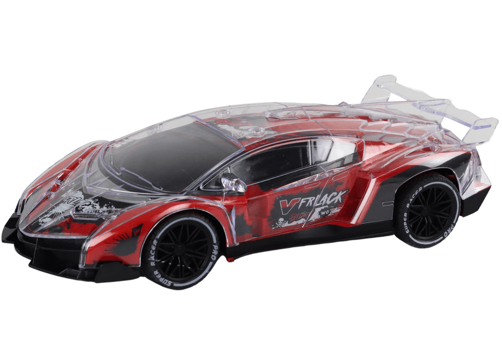 Športni avto RC, 1:16, luči, rdeč 2