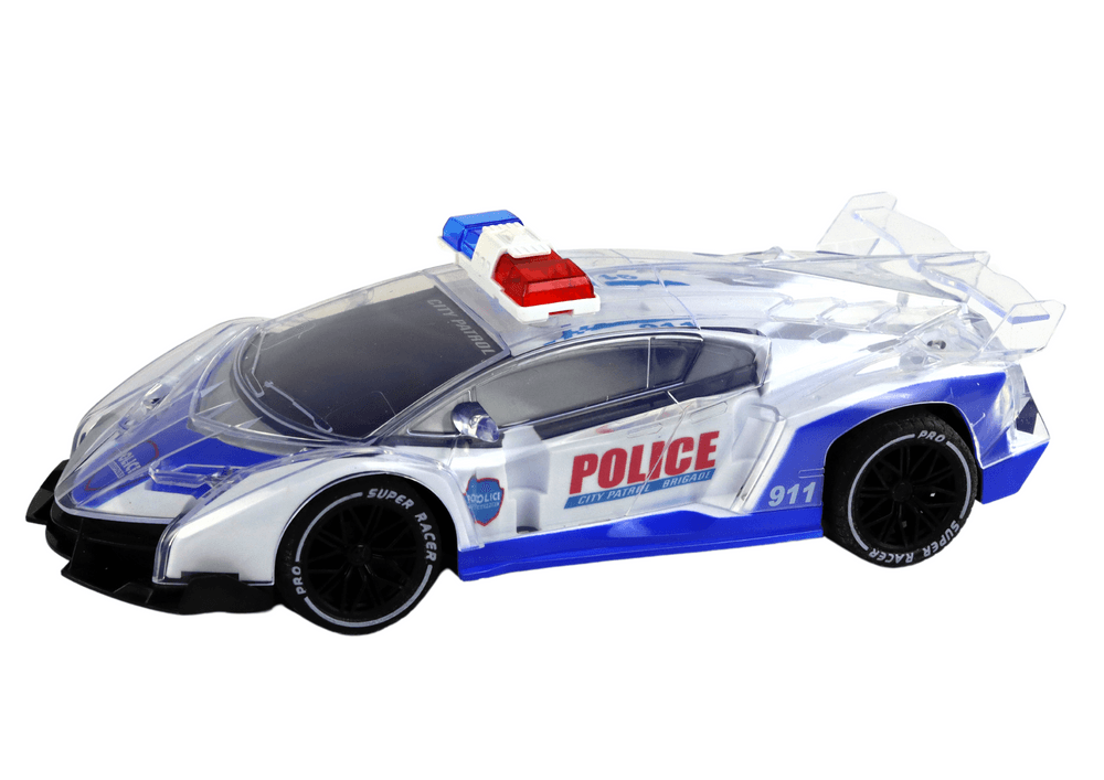 Policijski športni avto RC, 1:16, luči 2
