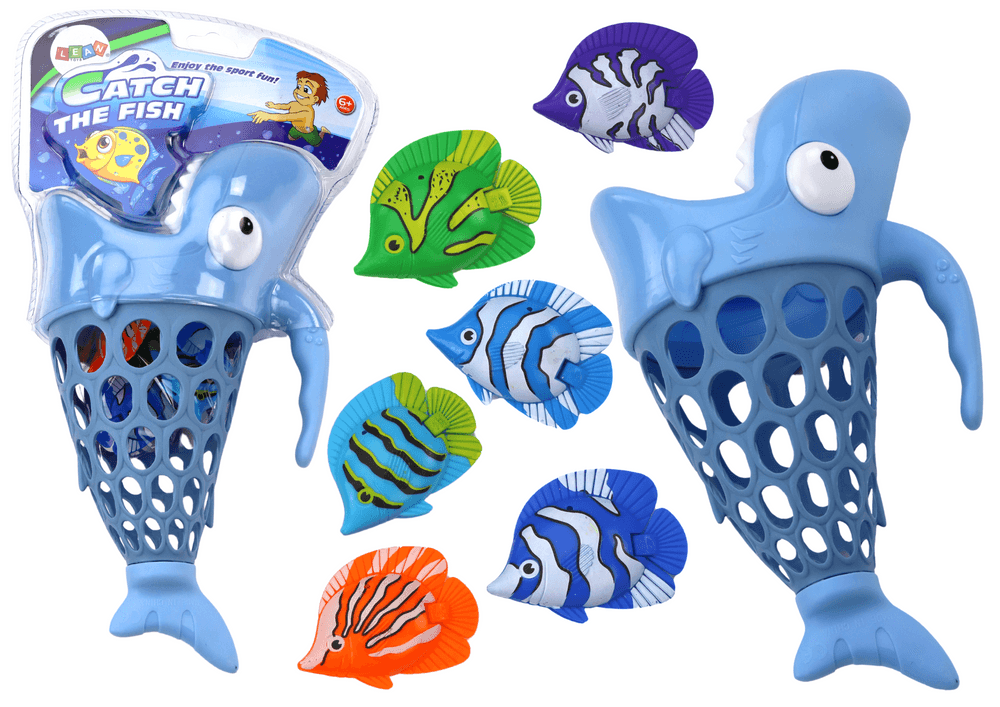 Ribiški košček v obliki morskega psa z ročko LEAN TOYS