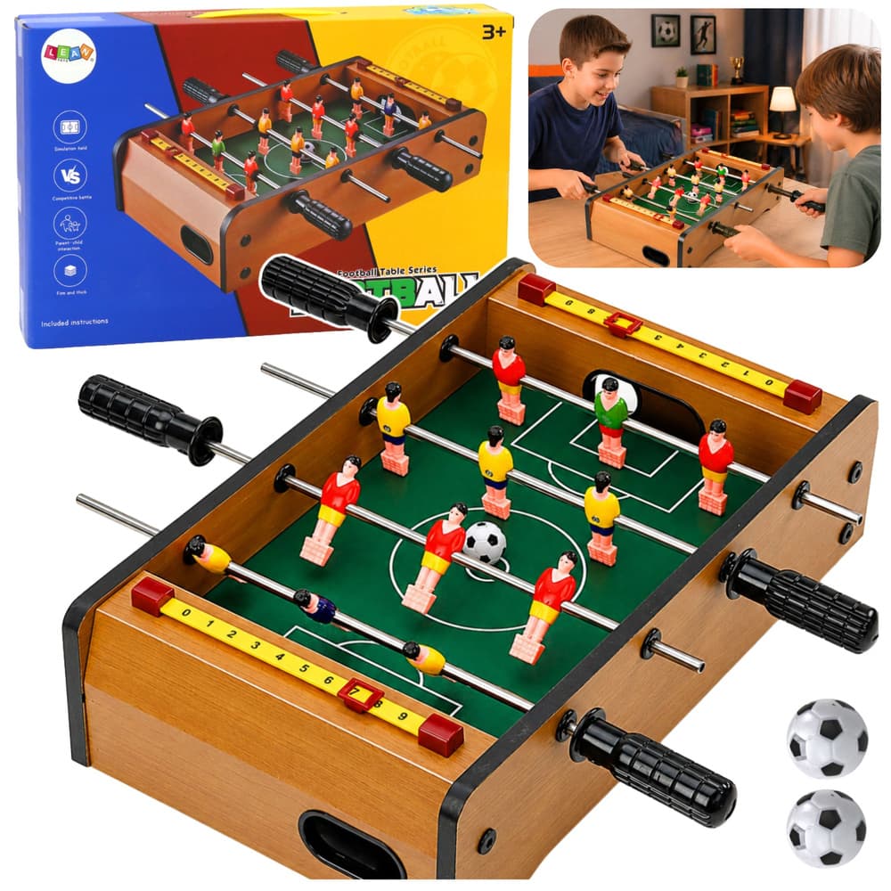 Mini namizni nogomet leseni LEAN TOYS