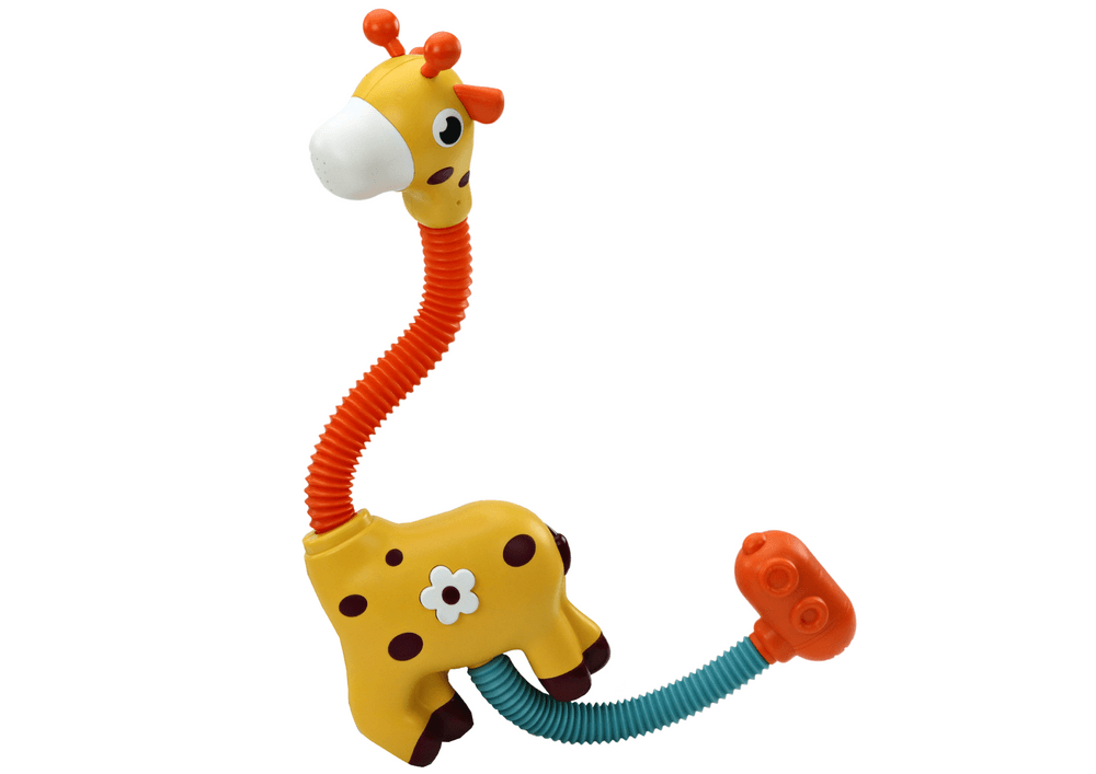 LEAN TOYS Prha Žirafa za kopanje - Rumena Igrača za vodo 2