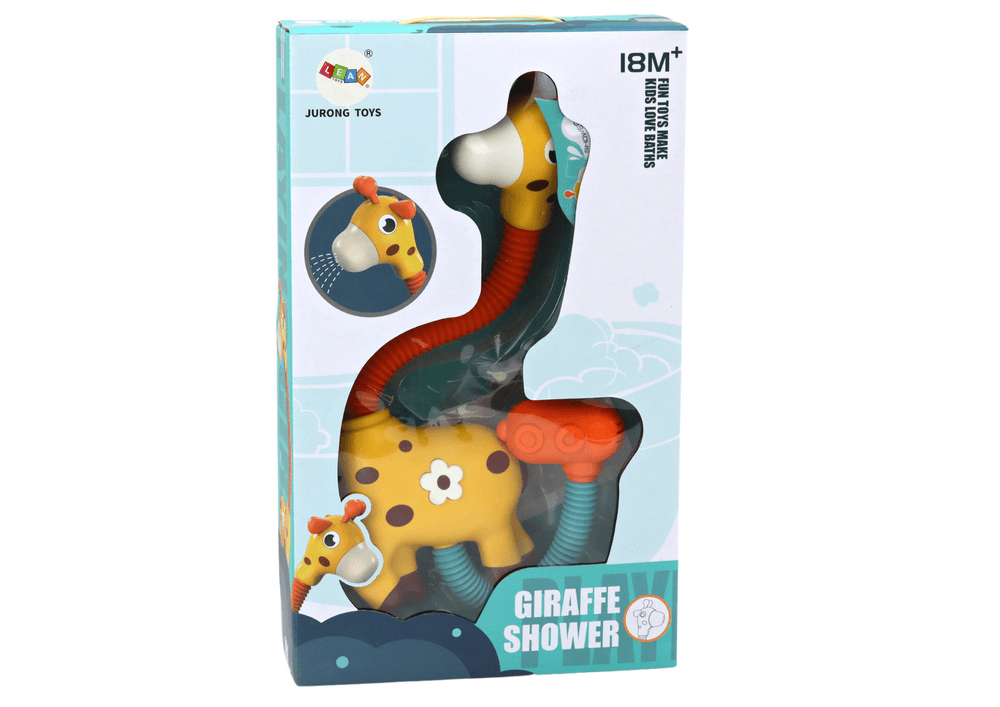 LEAN TOYS Prha Žirafa za kopanje - Rumena Igrača za vodo 4