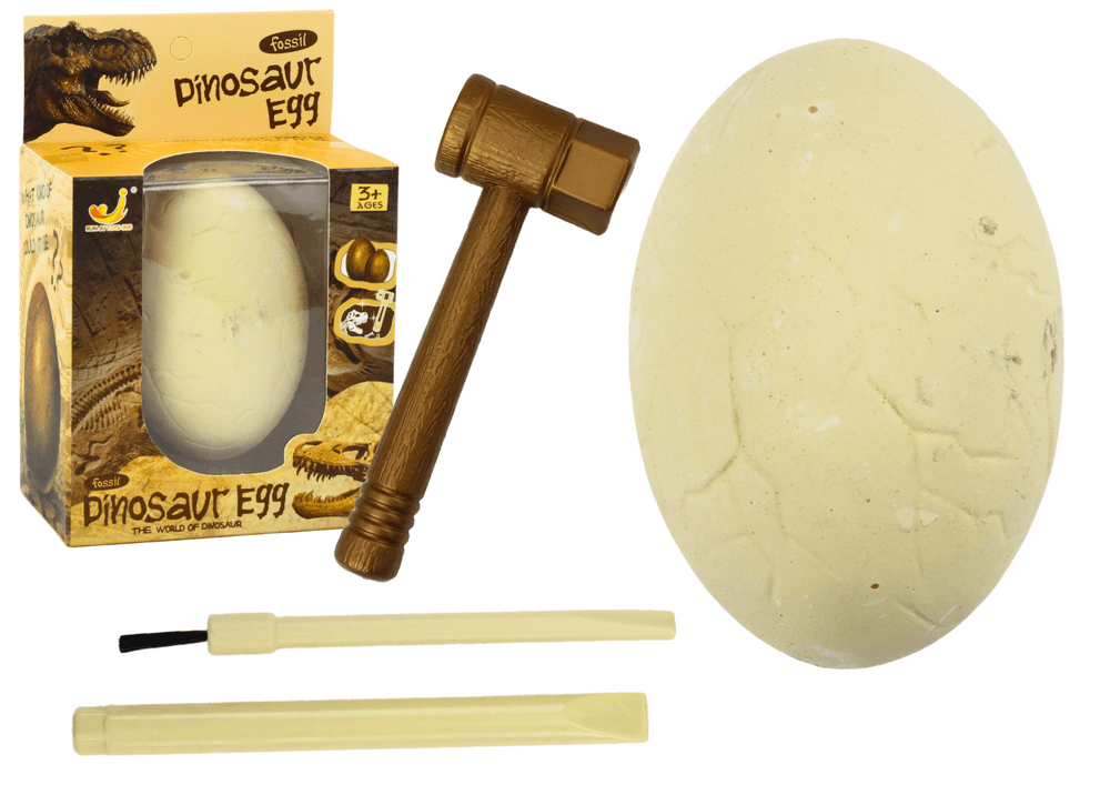 LEAN TOYS Arheološki Set Jaje Dinosaura - Izjemi Skamenine, Orodja