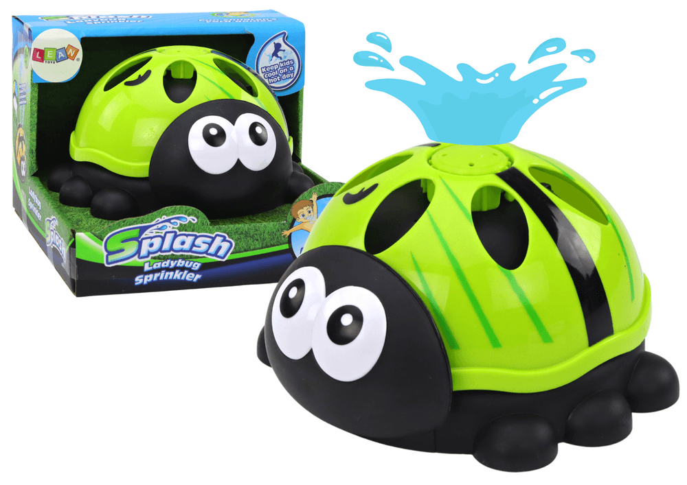 LEAN TOYS Vrtni Razpršilnik Buba - Zelena Vodna Fontana