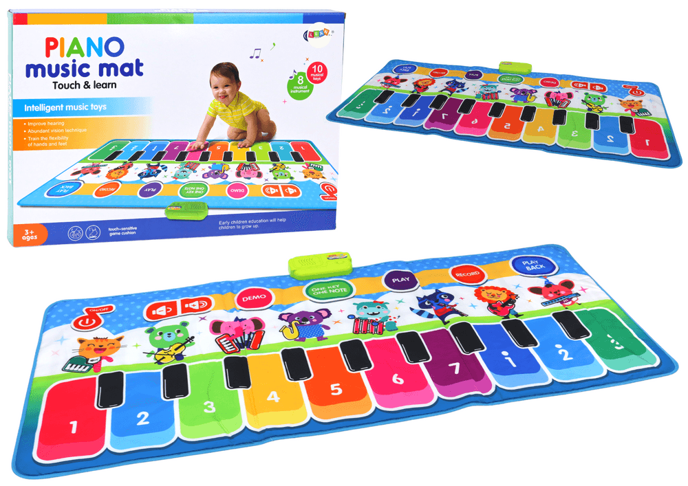 LEAN TOYS Glasbena Podloga za Ples - Interaktivna Z Instrumenti