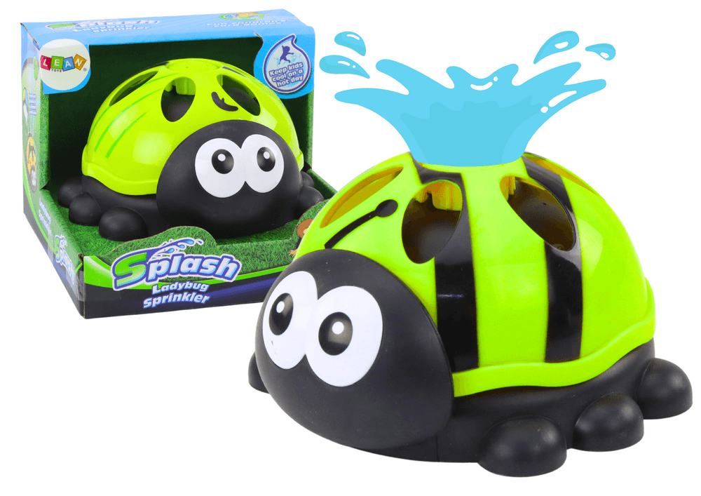 LEAN TOYS Vrtni Razpršilnik Buba - Zelena Vodna Fontana