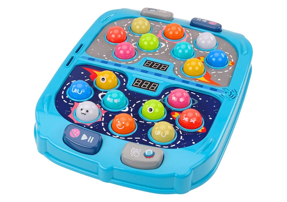 Igra Vikenja v luknjo LEAN TOYS - Vesolje, 9 nivojev, lučke, zvoki 2